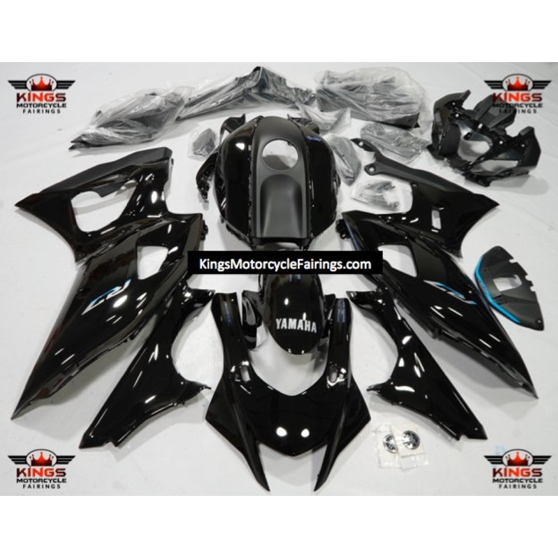Yamaha R7 Fairings (2021-2024) Black No Seat Cowl No Bolt Kit No Tank