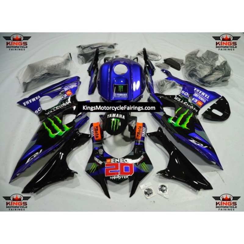 Yamaha R7 Fairings (2021-2024) Blue, Black, Monster No Seat Cowl No Bolt Kit No Tank