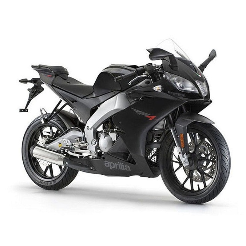 Aprilia RS4 50 (2012-2016) Matte Black Fairings Clear Windscreen: Free No Bolt Kit No Tank