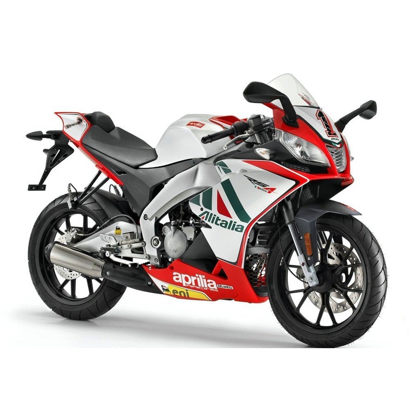 Aprilia RS4 50 (2012-2016) Red, White, Green, Yellow Fairings Clear Windscreen: Free No Bolt Kit No Tank
