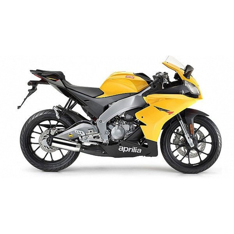 Aprilia RS4 50 (2012-2016) Yellow Fairings Clear Windscreen: Free No Bolt Kit No Tank