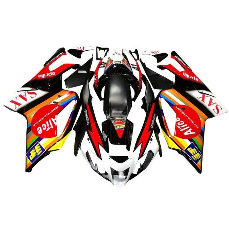Aprilia RSV1000R Fairings (2003-2006) Red, Multi Color Alice Clear Windscreen: Free No Bolt Kit
