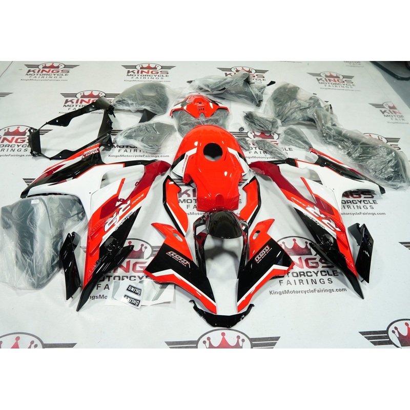 BMW S1000RR (2023-2024) Red, White, Black Fairings No Seat Cowl No Bolt Kit No Tank