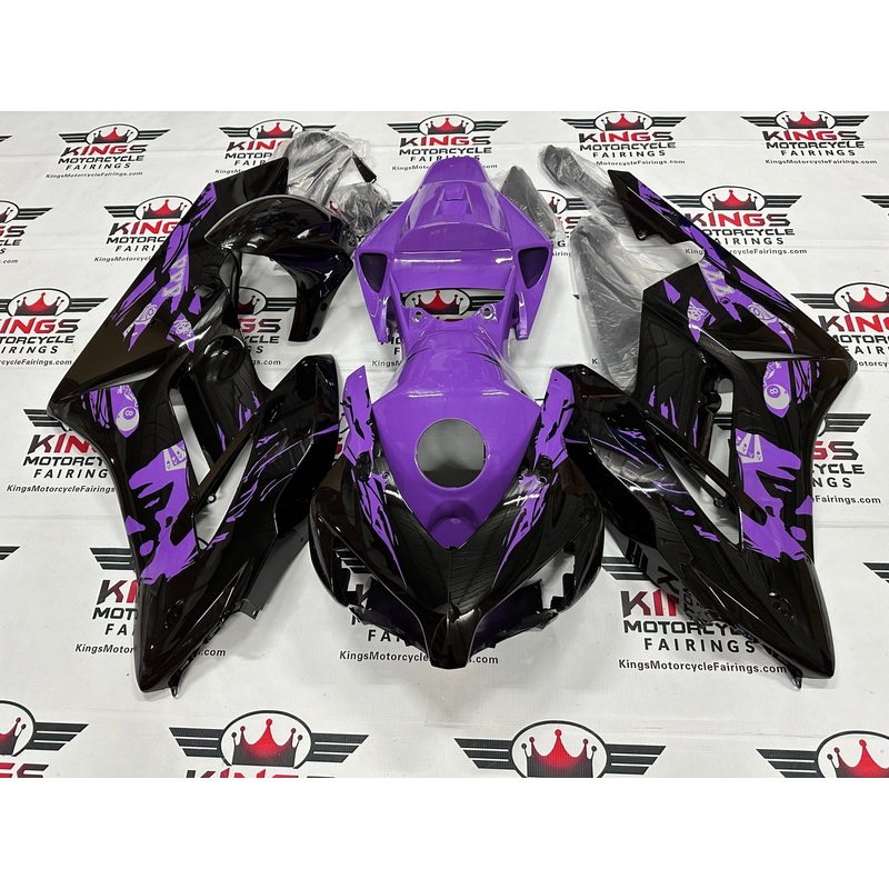 Honda CBR1000RR (2004-2005) Purple, Black Leyla Fairings No Seat Cowl No Bolt Kit No Tank