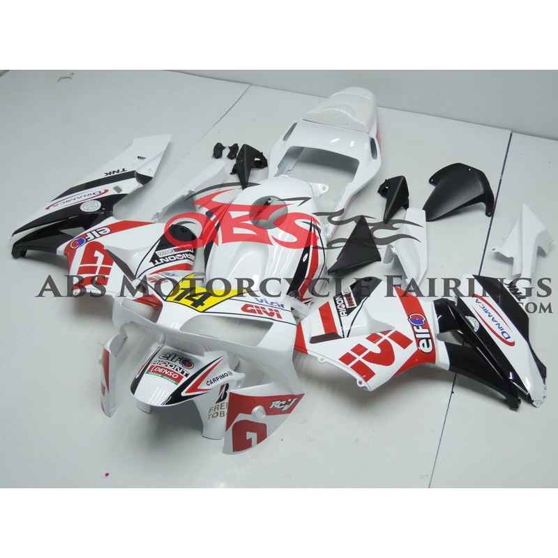Honda CBR600RR (2003-2004) White, Red, Black, Yellow Givi Fairings No Seat Cowl No Bolt Kit No Tank