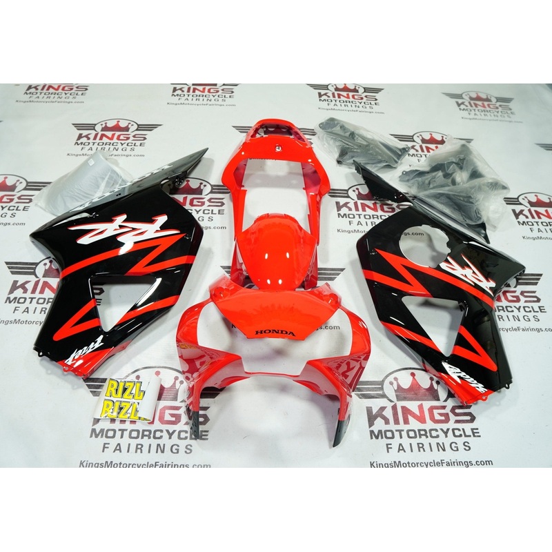 HONDA CBR900RR 954 (2002-2003) Red, Black, White Original Fireblade Fairings Clear Windscreen: Free No Bolt Kit