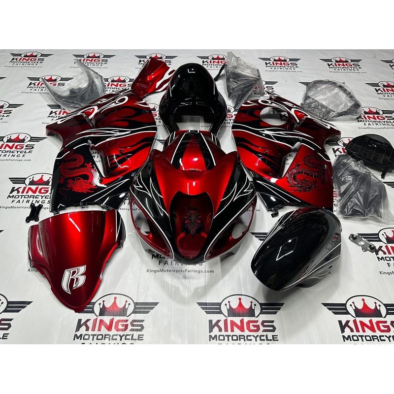 Suzuki GSX1300R Hayabusa (1999-2007) Red, Black, Dragon, Demon, RR Fairings No Seat Cowl No Bolt Kit No Tank