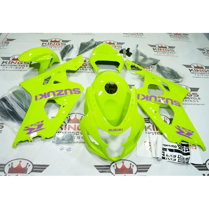Suzuki GSXR750 (2004-2005) Neon, Purple Fairings No Seat Cowl No Bolt Kit No Tank