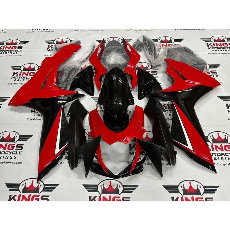 Suzuki GSXR750 (2011-2023) Red Gloss, Black Gloss Fairings No Seat Cowl No Bolt Kit No Tank