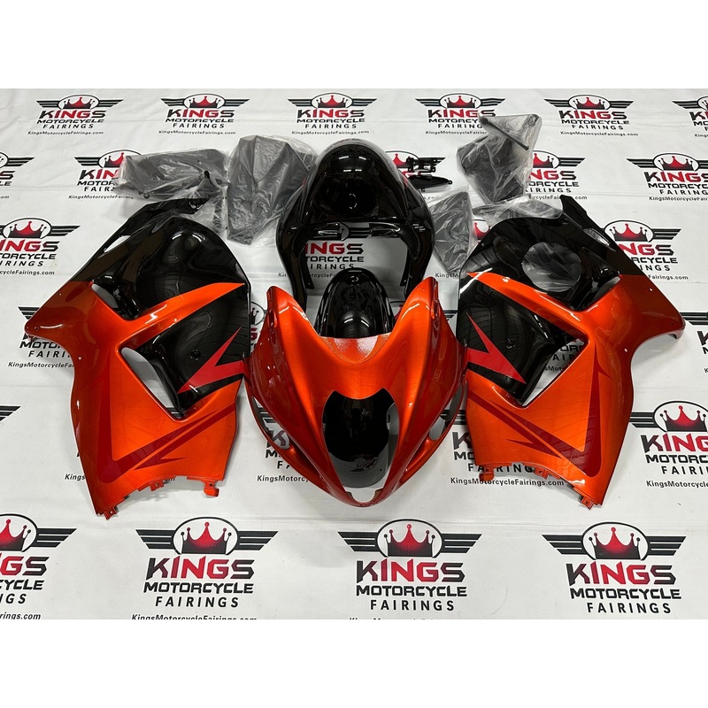 Suzuki Hayabusa (1999-2007) Burnt Orange, Black, Red Fairings No Seat Cowl No Bolt Kit No Tank