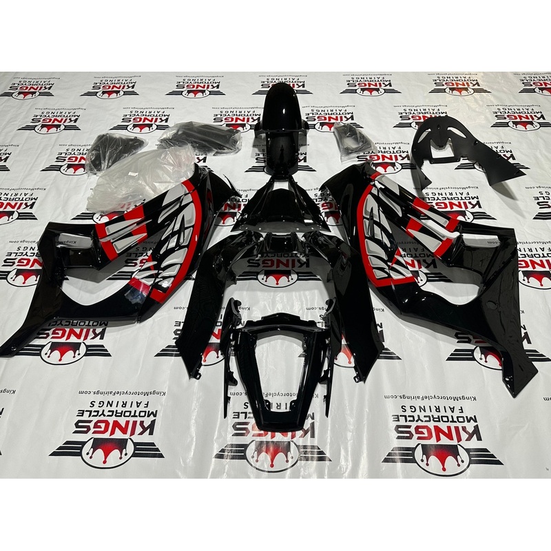 Fairing kit for a Kawasaki Ninja ZX10R (2011-2015) Black Teeth No Seat Cowl No Bolt Kit No Tank