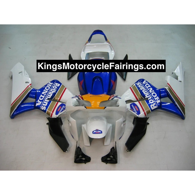 Honda CBR600RR (2003-2004) White Rothmans Fairings No Seat Cowl No Bolt Kit No Tank