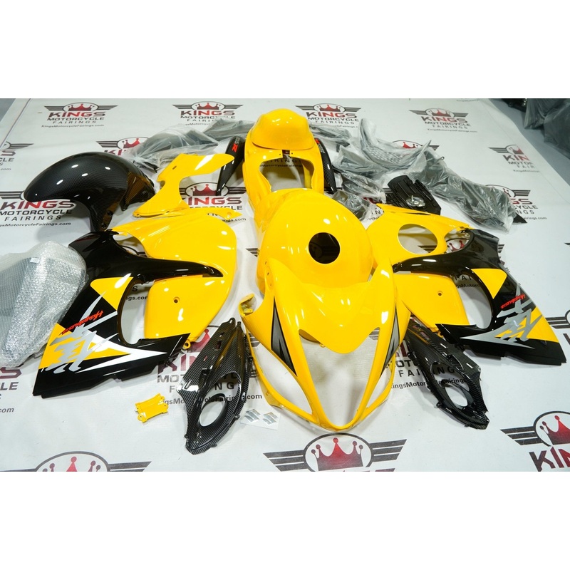 Suzuki GSX1300R Hayabusa (2008-2020) Yellow, Black, Carbon Fairings No Seat Cowl No Bolt Kit No Tank