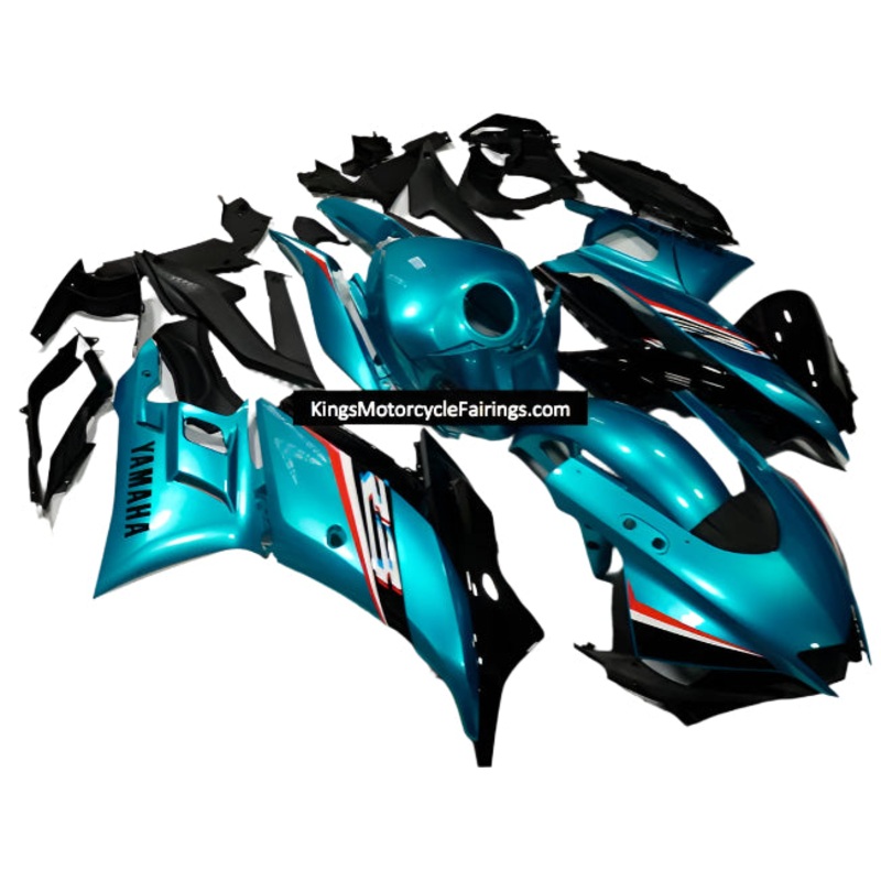 Yamaha R3 (2019-2021) Blue Turquoise Fairings No Seat Cowl No Bolt Kit No Tank Cover