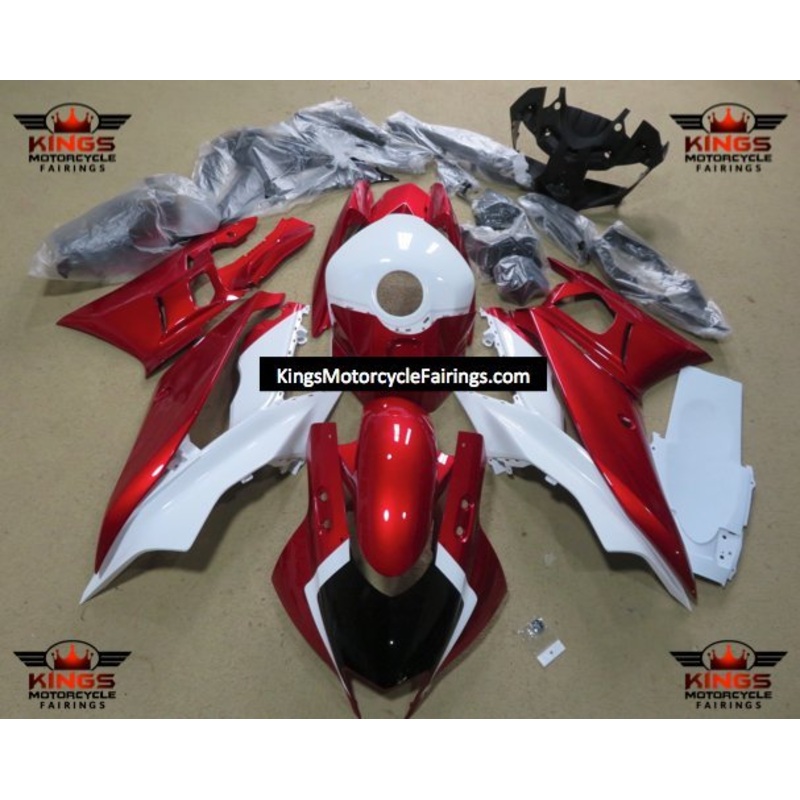 Yamaha R3 (2019-2021) Candy Red, White, Black Fairings No Seat Cowl No Bolt Kit No Tank Cover