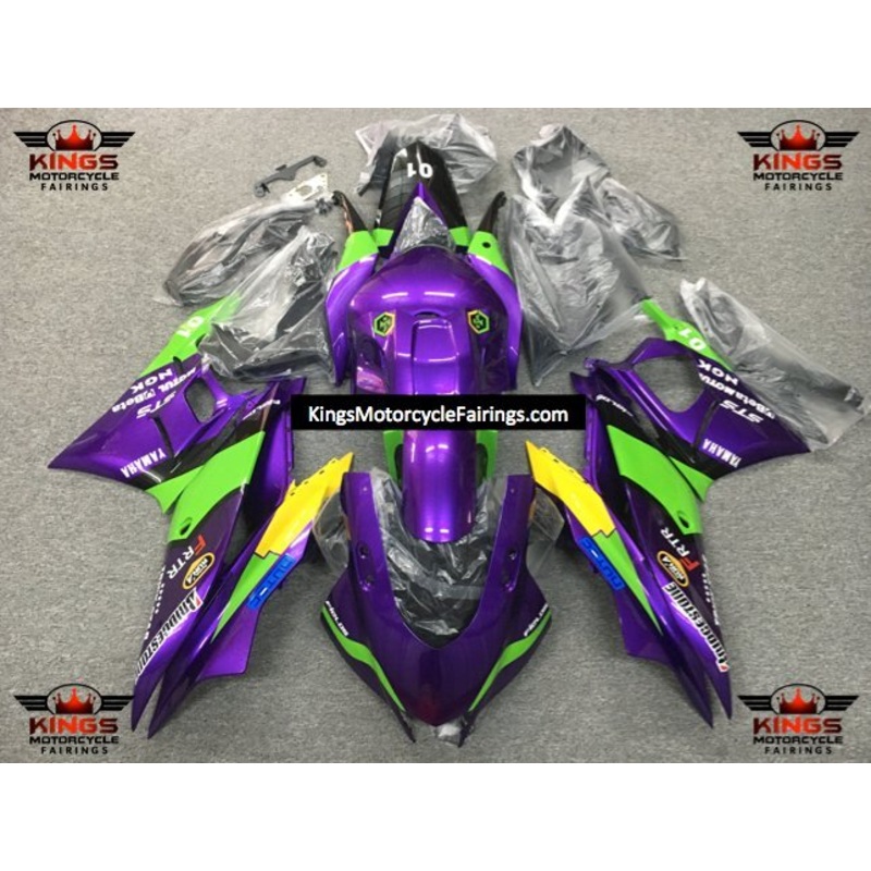 Yamaha R3 (2019-2021) Purple, Green Fairings No Seat Cowl No Bolt Kit No Tank Cover