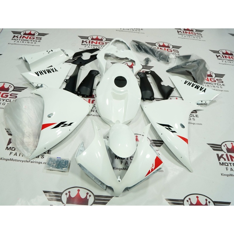 Yamaha YZF-R1 (2012-2014) White, Red, Black Fairings No Seat Cowl No Bolt Kit No Tank