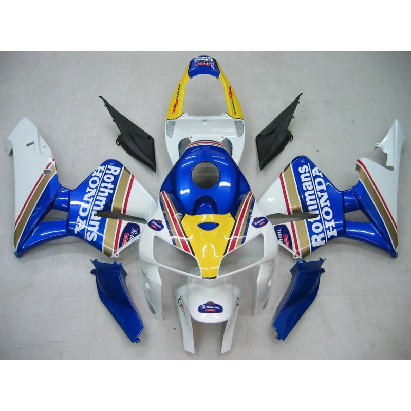 Honda CBR600RR (2005-2006) Blue, White, Yellow Rothmans Fairings No Seat Cowl No Bolt Kit No Tank