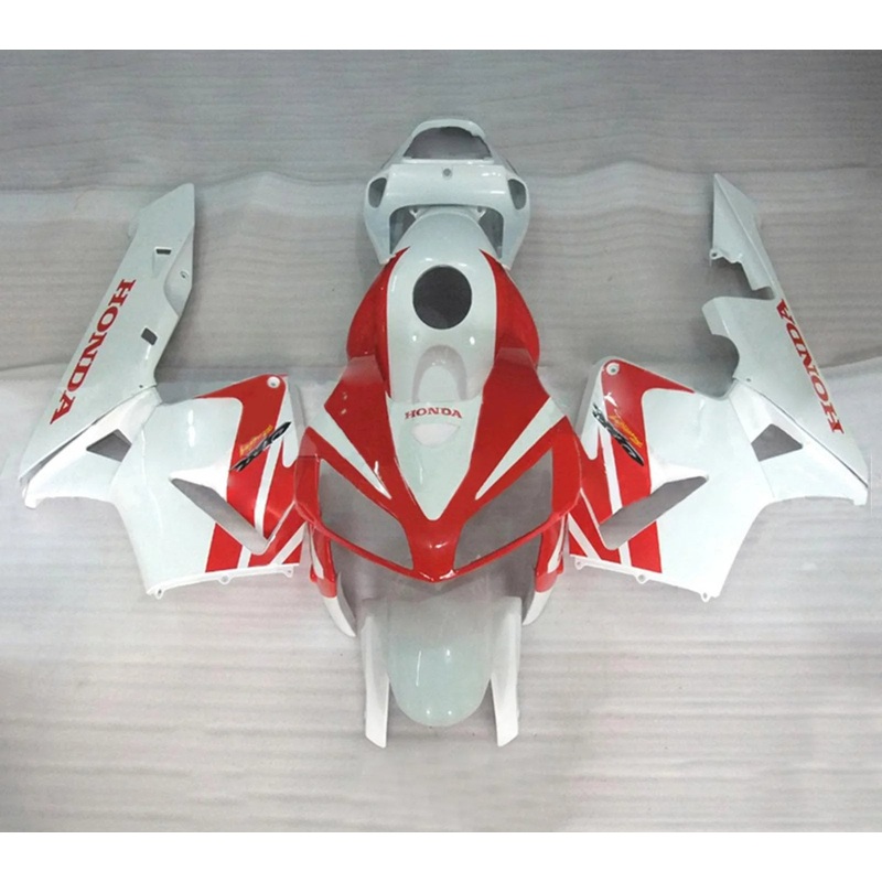 Honda CBR600RR (2005-2006) Red, White Fairings No Seat Cowl No Bolt Kit No Tank