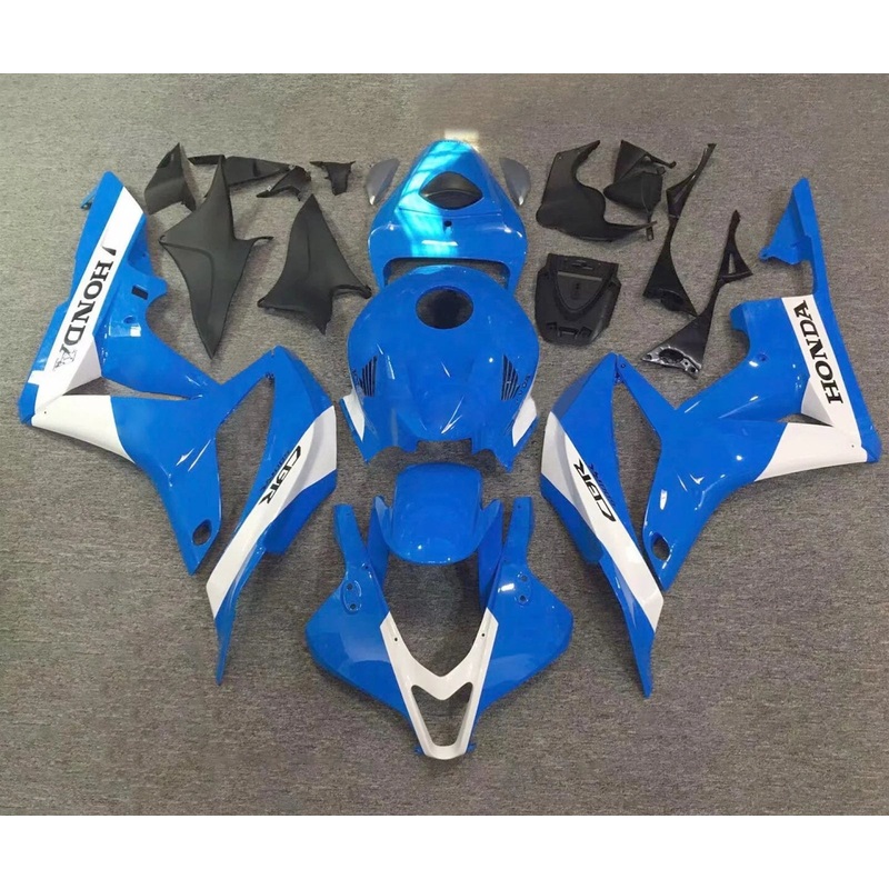 Honda CBR600RR (2009-2012) Blue, White, Black Fairings No Seat Cowl No Bolt Kit No Tank