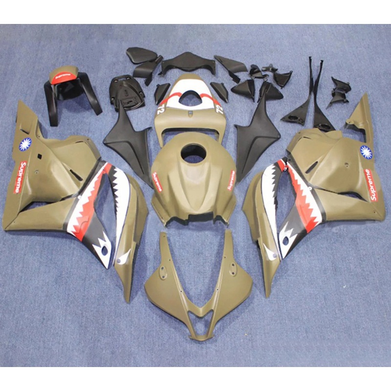 Honda CBR600RR (2009-2012) Matte Tan Shark Fairings No Seat Cowl No Bolt Kit No Tank