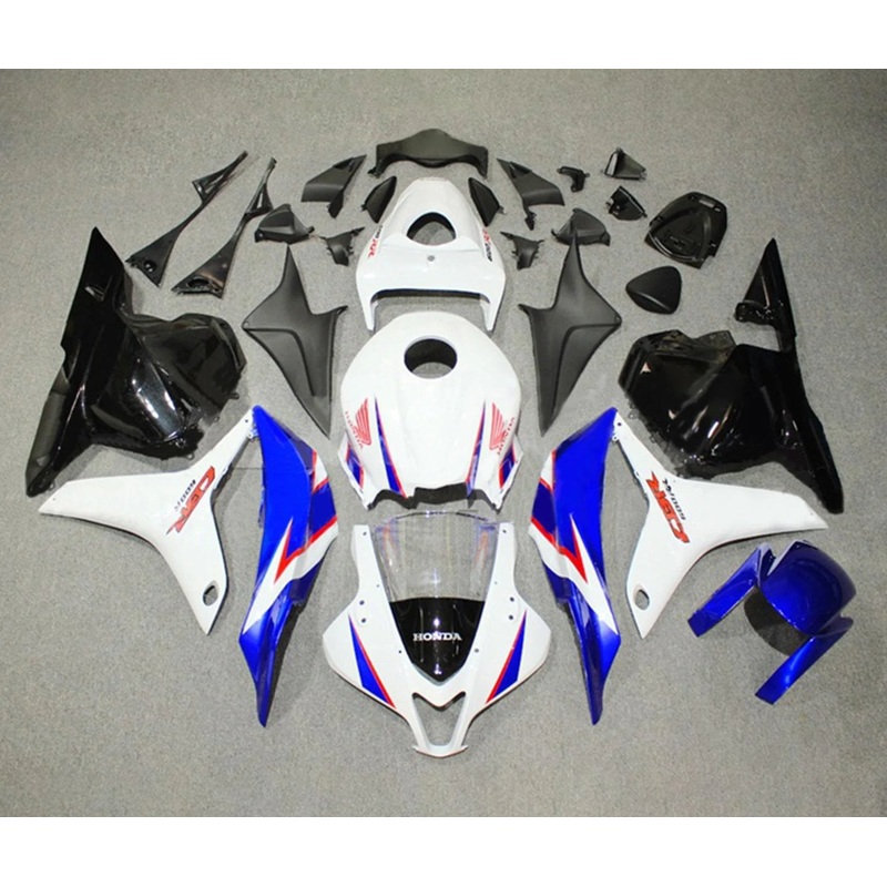 Honda CBR600RR (2009-2012) White, Blue, Black, Red Fairings No Seat Cowl No Bolt Kit No Tank