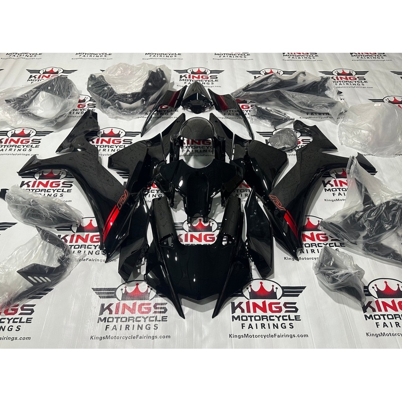 Yamaha YZF-R1 (2020-2025) Black, Red Fairings No Seat Cowl No Bolt Kit No Tank