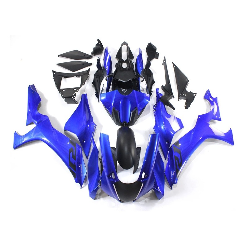 Yamaha YZF-R1 (2020-2025) Blue, Matte Black Fairings No Seat Cowl No Bolt Kit No Tank