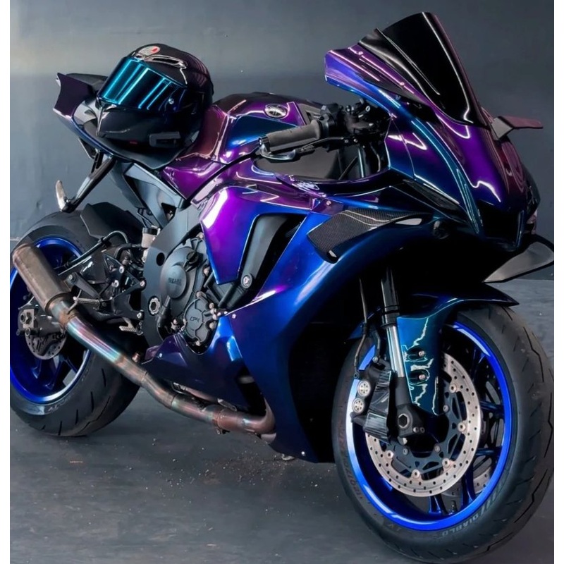 Yamaha YZF-R1 (2020-2025) Blue, Purple Chameleon Fairings No Seat Cowl No Bolt Kit No Tank