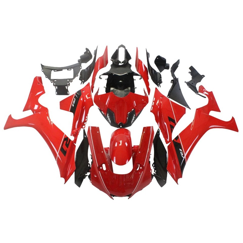 Yamaha YZF-R1 (2020-2025) Red, White Stripe Fairings No Seat Cowl No Bolt Kit No Tank