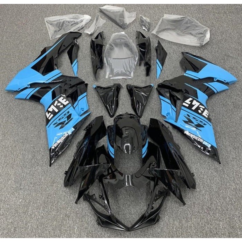 Suzuki GSXR750 (2011-2024) Black, Blue Yoshimura Fairings No Seat Cowl No Bolt Kit No Tank