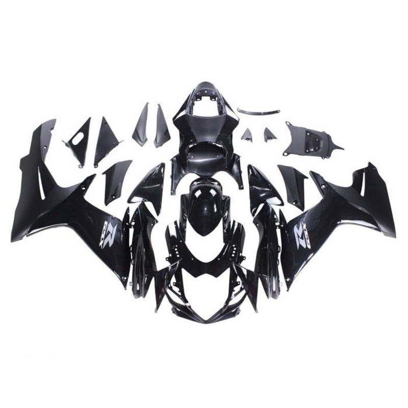Suzuki GSXR750 (2011-2024) Black, Gray Fairings No Seat Cowl No Bolt Kit No Tank