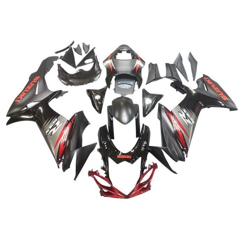 Suzuki GSXR750 (2011-2024) Black, Gray, Red, Matte Black Fairings No Seat Cowl No Bolt Kit No Tank