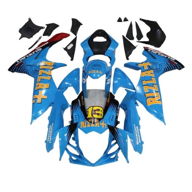 Suzuki GSXR750 (2011-2024) Blue, Dark Yellow Rizla Fairings No Seat Cowl No Bolt Kit No Tank