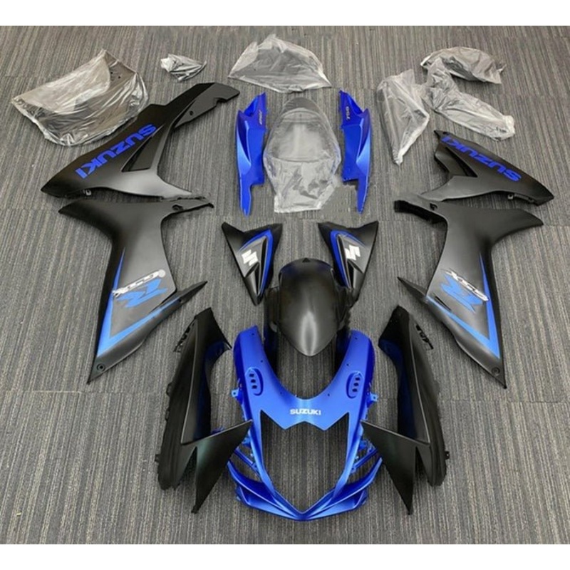 Suzuki GSXR750 (2011-2024) Blue, Matte Black, Matte Blue Fairings No Seat Cowl No Bolt Kit No Tank