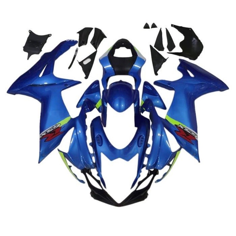 Suzuki GSXR750 (2011-2024) Blue, Neon Yellow, White Fairings No Seat Cowl No Bolt Kit No Tank