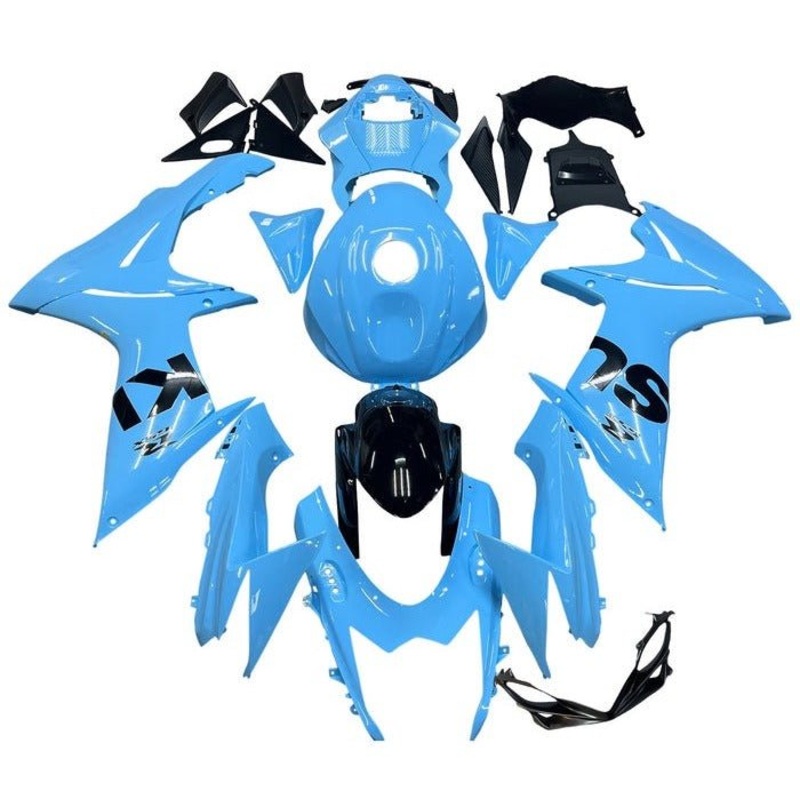 Suzuki GSXR750 (2011-2024) Blue Sky, Black Fairings No Seat Cowl No Bolt Kit No Tank