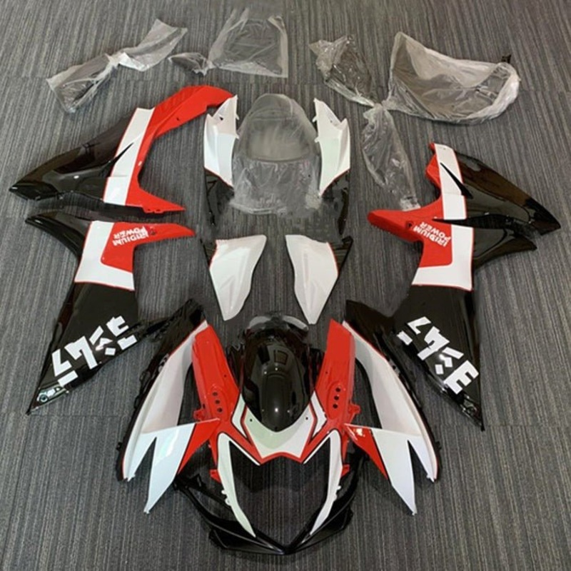 Suzuki GSXR750 (2011-2024) Gloss Black, Red, White Fairings No Seat Cowl No Bolt Kit No Tank
