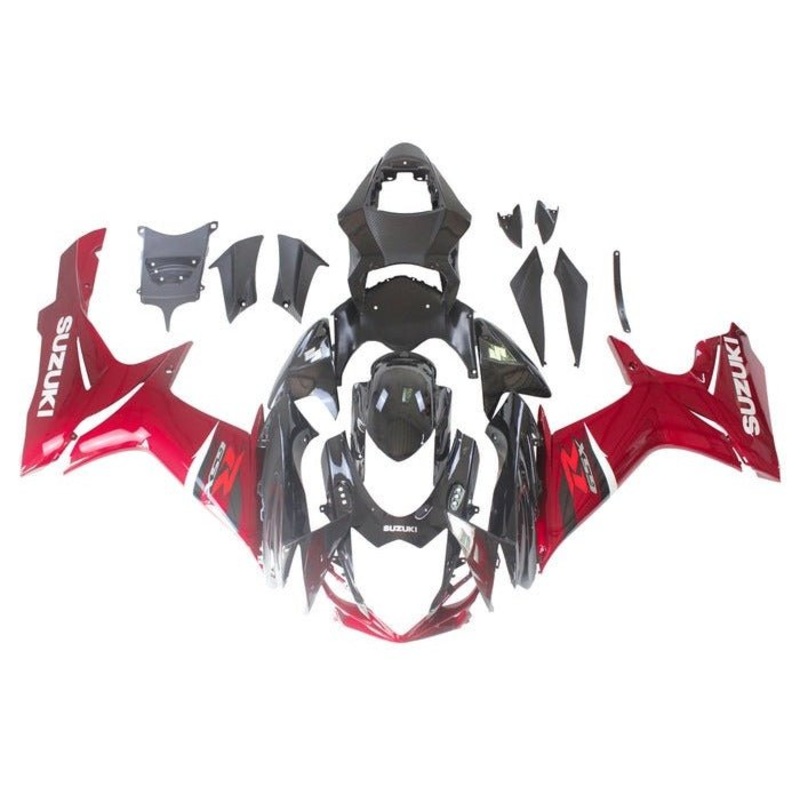 Suzuki GSXR750 (2011-2024) Gloss Red, Black, White Fairings No Seat Cowl No Bolt Kit No Tank
