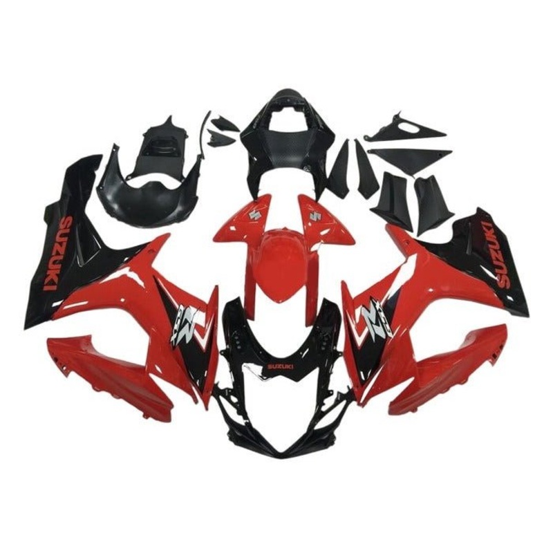 Suzuki GSXR750 (2011-2024) Red, Black Fairings No Seat Cowl No Bolt Kit No Tank