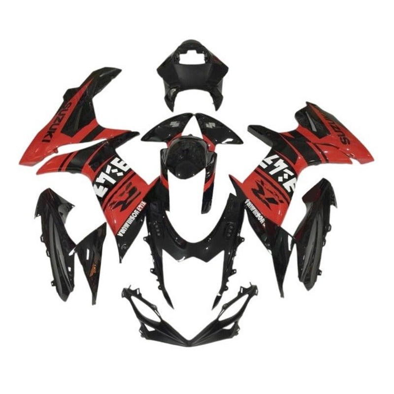 Suzuki GSXR750 (2011-2024) Red, Black Yoshimura Fairings No Seat Cowl No Bolt Kit No Tank