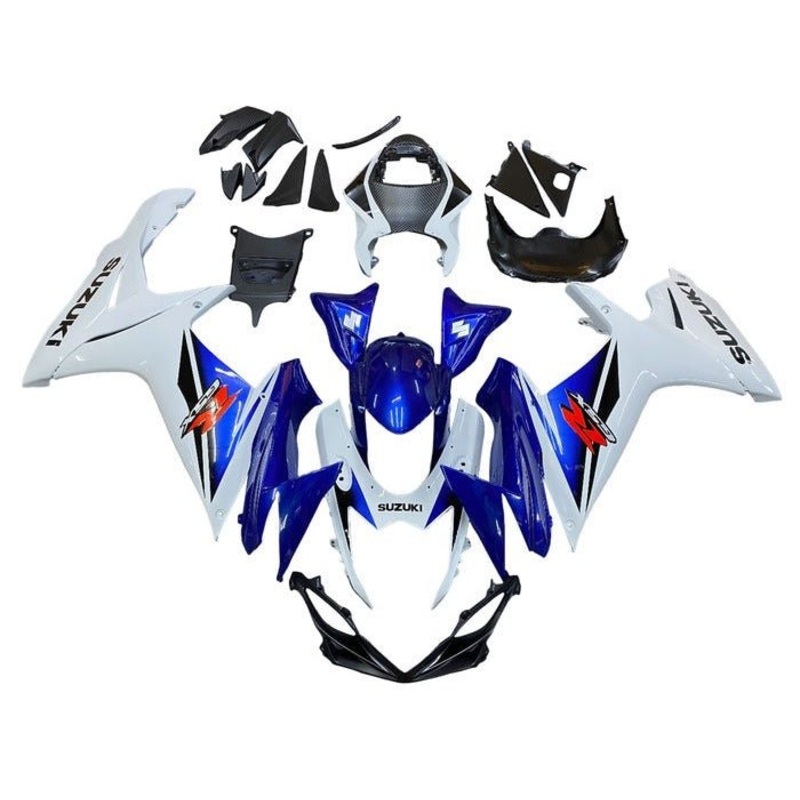 Suzuki GSXR750 (2011-2024) White, Blue, Black, Red Fairings No Seat Cowl No Bolt Kit No Tank