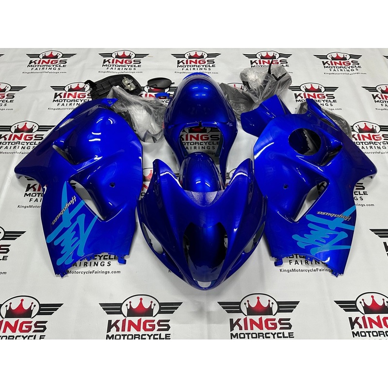 Suzuki Hayabusa (1999-2007) Pearl Blue Vigor Fairings No Seat Cowl No Bolt Kit No Tank