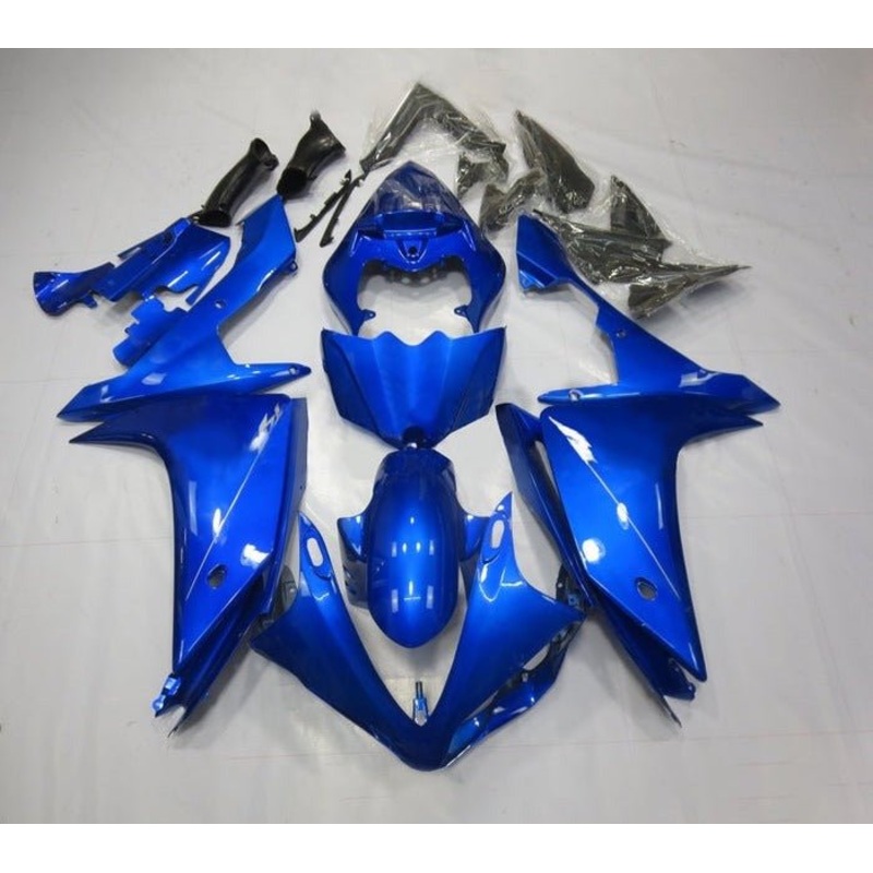 Yamaha YZF-R1 (2007-2008) Gloss Blue Fairings No Seat Cowl No Bolt Kit No Tank