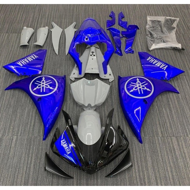 Yamaha YZF-R1 (2009-2011) Blue, Nardo Gray, Black Fairings No Seat Cowl No Bolt Kit No Tank