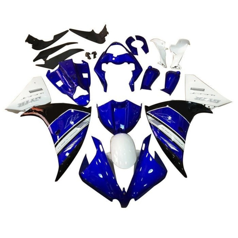 Yamaha YZF-R1 (2009-2011) Blue, White, GYTR Fairings No Seat Cowl No Bolt Kit No Tank
