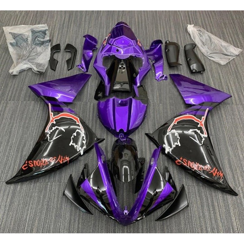 Yamaha YZF-R1 (2009-2011) Purple Joker Fairings No Seat Cowl No Bolt Kit No Tank