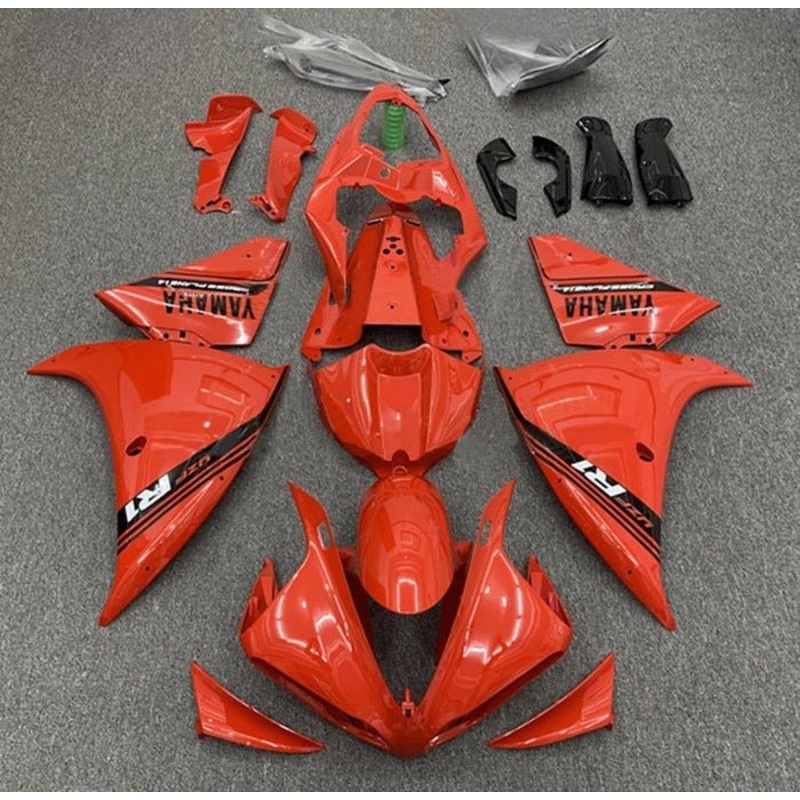 Yamaha YZF-R1 (2009-2011) Red Fairings No Seat Cowl No Bolt Kit No Tank
