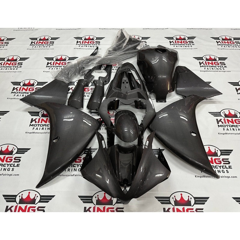 Yamaha YZF-R1 (2012-2014) Faux Carbon Fiber Fairings No Seat Cowl No Bolt Kit No Tank