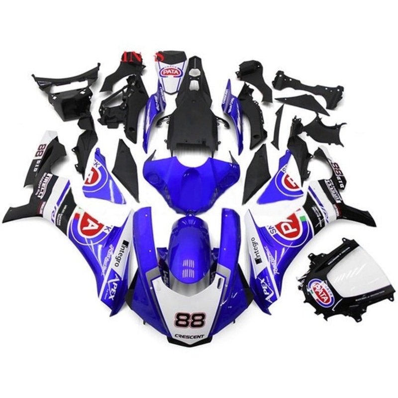 Yamaha YZF-R1 (2015-2019) Blue, White, Red, Pata Fairings No Seat Cowl No Bolt Kit No Tank